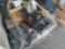 (1) Box Of miscellaneous electronics, (1) Flash light, (1) Christmas Tree Stand, (1) INDUSTRIAL SCIE