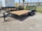 2022 PROCO 16 FT DOVE TAIL TRAILER, VIN #1P9PT3624NK359393