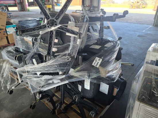 Group of Rolling Chairs