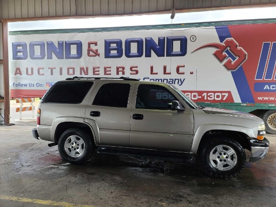2002 Chevrolet Tahoe Multipurpose Vehicle (MPV), VIN # 1GNEC13Z82R162011