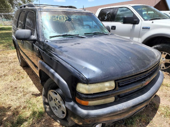 2002 Chevrolet Tahoe Multipurpose Vehicle (MPV), VIN # 1GNEK13Z52R320730