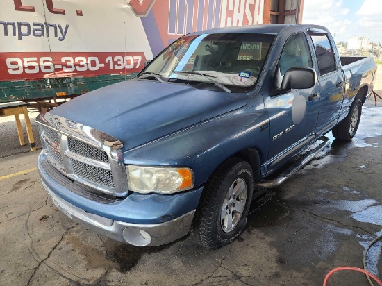 2002 Dodge Ram Pickup Pickup Truck, VIN # 1D7HA18N02S723320