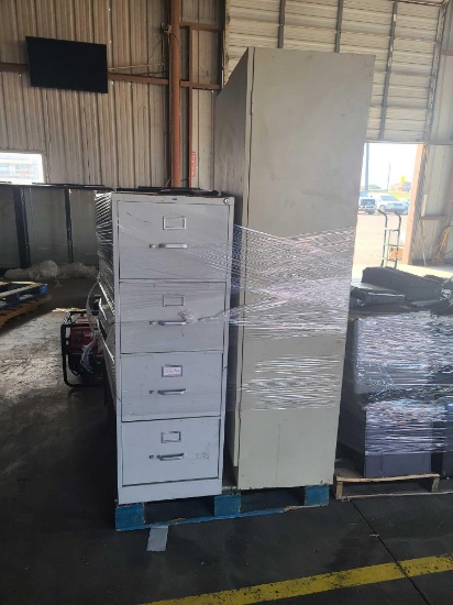 (2) Filing Cabinets, Storage Cabinet