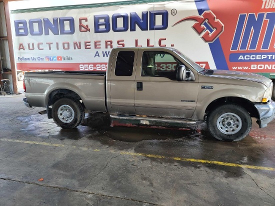 2003 Ford F-250 Pickup Truck, VIN # 1FTNX21F33EB02397