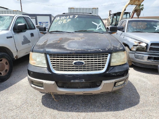 2003 Ford Expedition Multipurpose Vehicle (MPV), VIN # 1FMEU17L43LA47921