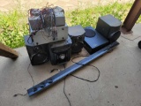 Sharp Mini Component System w/Speakers, Regent Home Theater System, Sharp Home Theater Speaker Bar