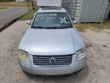 2003 Volkswagen Passat Passenger Car, VIN # WVWPD63B23P242366