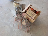 Group of White Flyer Bio Targets, Misc. Wire Objects