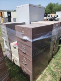 (5) Filing Cabinets, Storage Cabinet