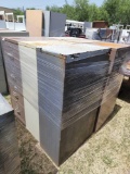 (6) 4 Drawer Metal File Cabinets