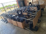 (5) Student Desks with attached Chairs and Book Baskets