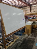 Reversible Rolling White Board, Changing & Storage Cabinet, Small Plastic Cubbies