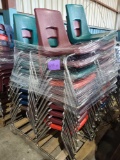 (41) Student Plastic Chairs