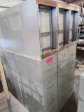 (9) 4 Drawer Metal File Cabinets