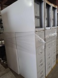 (9) 4 Drawer Metal File Cabinets