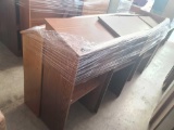 Variety of (9) Wood Podiums
