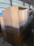 (8) Wooden Bookcases (Different Sizes)