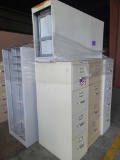 (7) 4 Drawer Metal File Cabinets