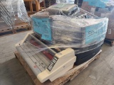 (1) Laminating Machine,(1) PA System,(1) HP Printer, 1) TV, 1) VHS Player, 2) Scanners, Pallet 50-T