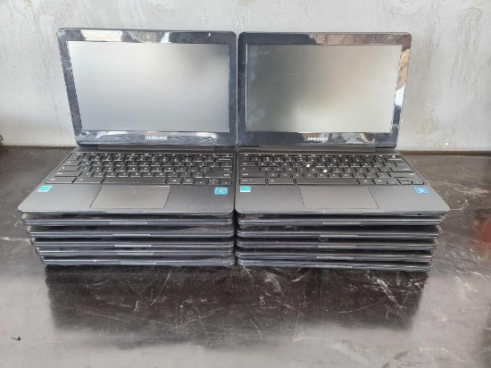 (12) Samsung Chromebooks