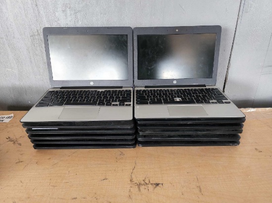 (12) HP Chromebooks