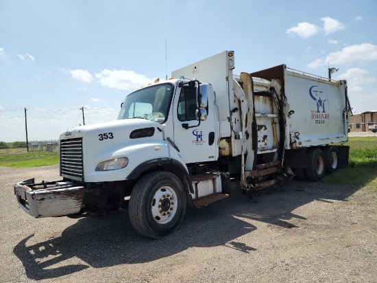 2012 Freightliner M2 106 Heavy Duty Side Loader Truck, VIN # 1FVHC3BS3CDBU3006