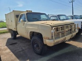 1986 Chevrolet D30 Military Postal Unit Pk, VIN # 1GBHD34J6GF376225 (NO TITLE - FOR PARTS ONLY