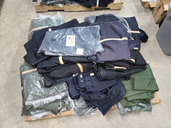 Pallet w/Navy Blue & Green Security Pants