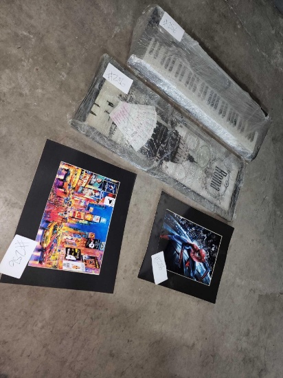 Casio DR240 Keyboard, Roma Frame Print, Colorful Times Square Framed Print, Spiderman Framed Print