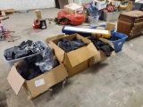 Boxes of Hangers, Long Sleeved Button Down Shirts, Box Of Body Armor Carriers, Box Of Miscellaneous