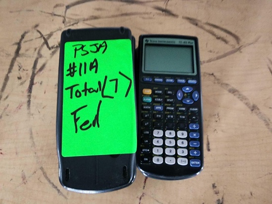 (7) Texas Instruments TI-83 Plus Graphing Calculators
