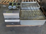 Group of Cup Holders, Group of Metal Oven Trays, Group of Misc. Rack Wires
