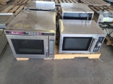 (4) Amana Commercial Microwaves