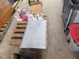 Pallet of Heating Rollers, Expo Whiteboard, Box of Misc. Parts