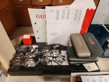 Group of Assorted Harley Davidson Optical Glasses, Group of Cases for Glasses