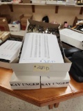 (2) Boxes of Assorted Kay Unger Optical Glasses, Group of Eyeglass Cases