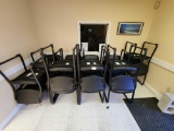 Group of Black Office Chairs