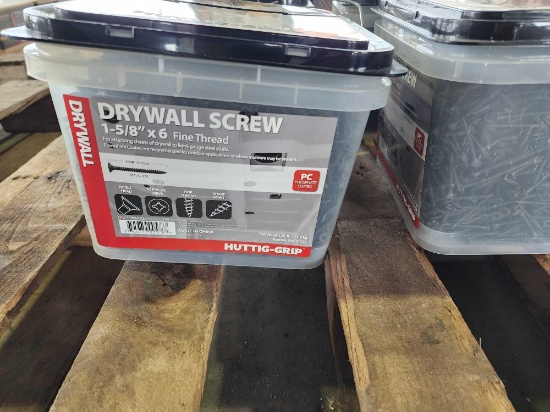 (8) Tubs of Drywall Screws