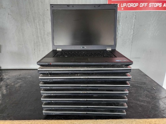 Group of 8 Dell Latitude E5510 Laptops