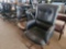 (19) Chairs (black vynl), (3) Office Chairs