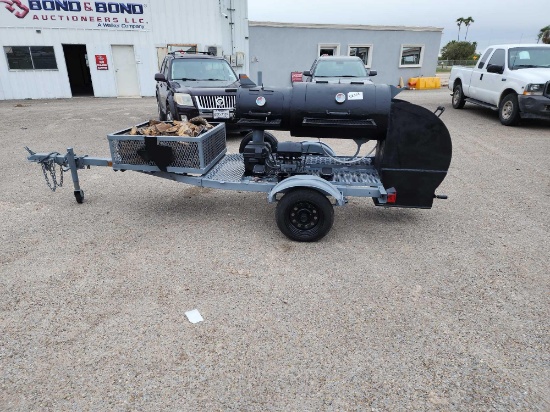 1/4 Steel BBQ Pit Smoker Made to Look Like a Pistol