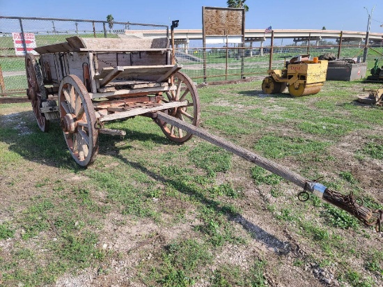 Antique Western Cowboy Wagon