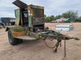 Camouflage Military Generator on Trailer