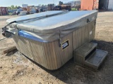 Jacuzzi Hot Tub w/ Cover and Steps