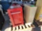 Red Tool Chest, Small Metal Storage Cabinet