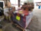 (5) Pallets of Desk Shields & Corner Molding, Large Sign Holders