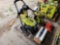 (1) Ryobi 3100 PSI Honda Gas Pressure Washer, (1) Ryobi 2000 PSI 1.2 GPM Electric Pressure Washer, (