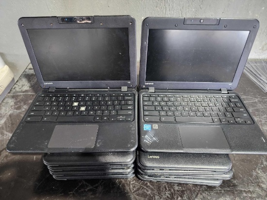 (10) Lenovo Laptops
