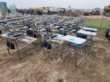 Group of Student Combo Desks with Undercarriage Basket