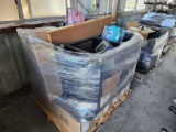 Pallet w/Cisco Desk Phones, Shelf Utl Cart, Staplers, Folders, Web Cam, Glucose Meters, Etc.